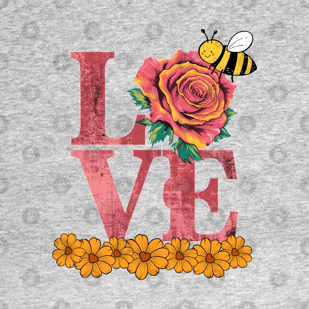 Love: Rose, Daisy and Bee by Annie